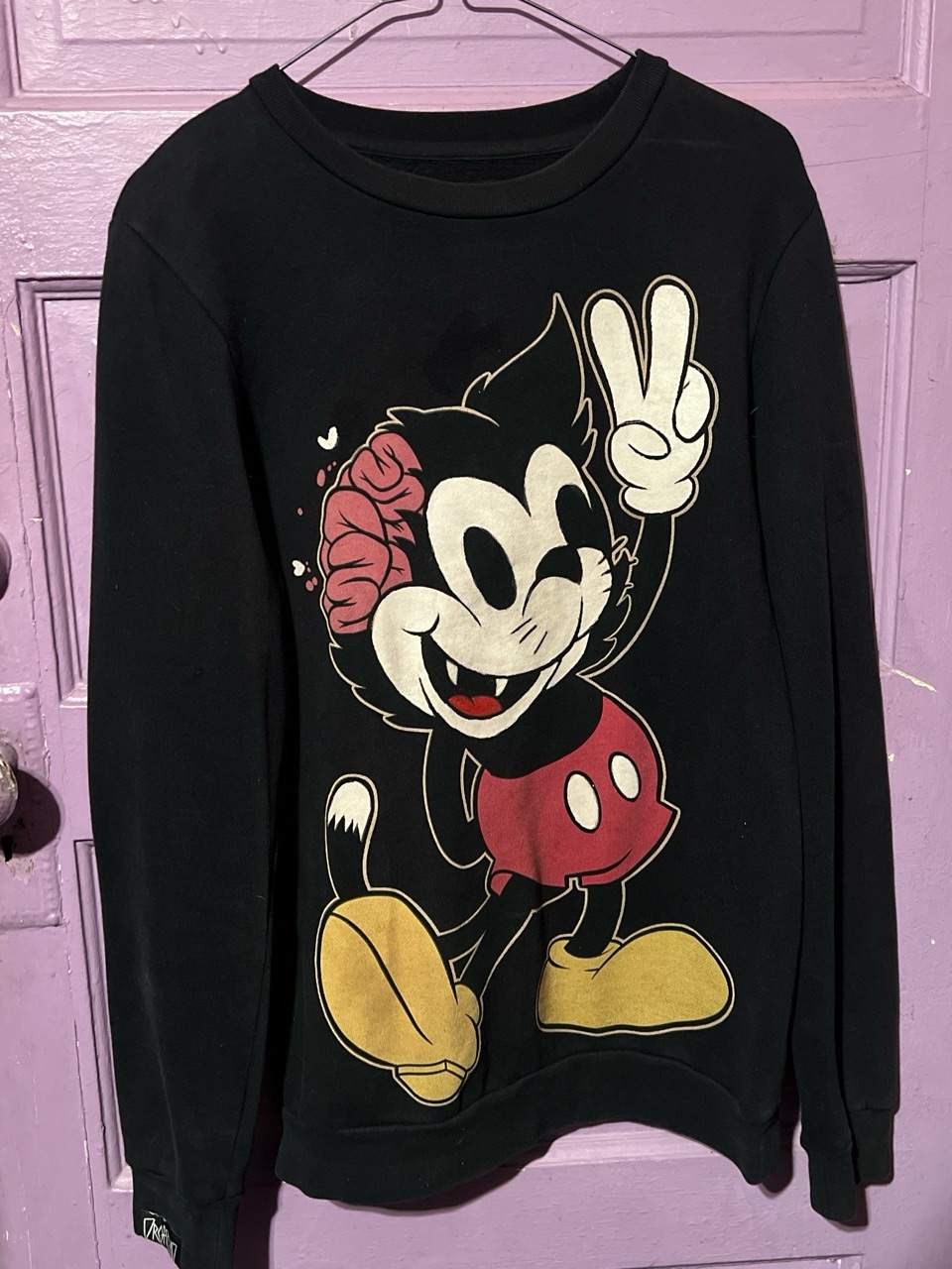 Drop Dead Kitty Brainz Crew Neck